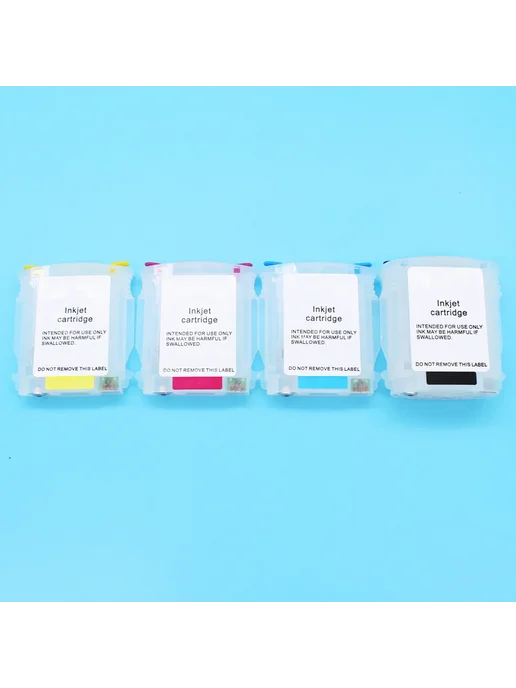DGYCJLFP Многоразовые чернильные картриджи HP82 CMYK для HP Designjet, черный, фото 6