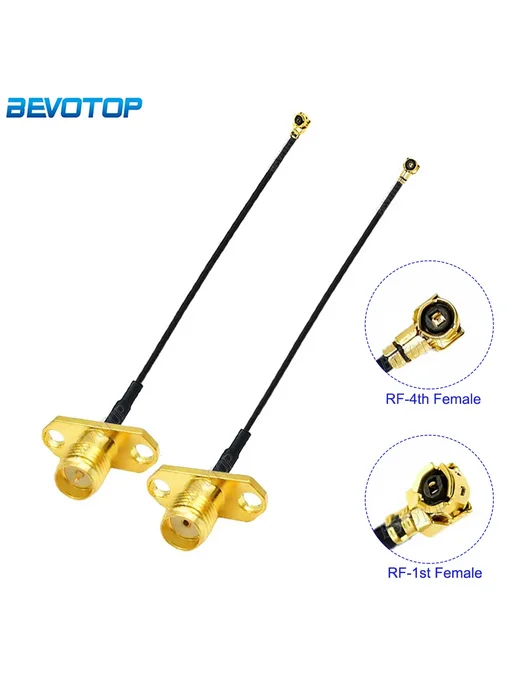 BEVOTOP Кабель RF-1 RF-4 для Wi-Fi антенн 10CM, 2H RPSMA F, вариант, фото 2