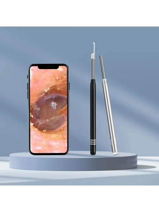 Эндоскоп для ушей 5.5MM Black 3IN1, черный, фото 2
