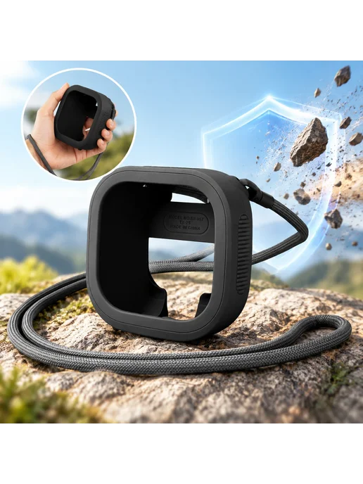 Нет бренда Силиконовый чехол для Soundlink Micro 2 Черный, Черный, Blac, черный, фото 2