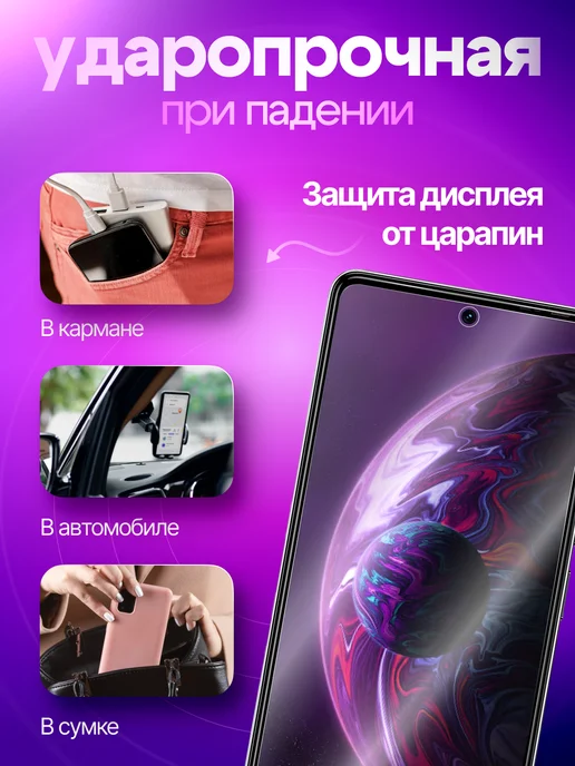 Маркет Гидропленок Гидрогелевая пленка на iPhone 17 Pro Max, 3 шт, фото 2
