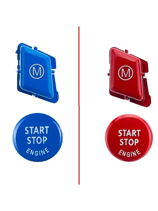 angelguoguo Кнопка Start Stop Engine Red для BMW E90 E92 E93 M3, красный, фото 5