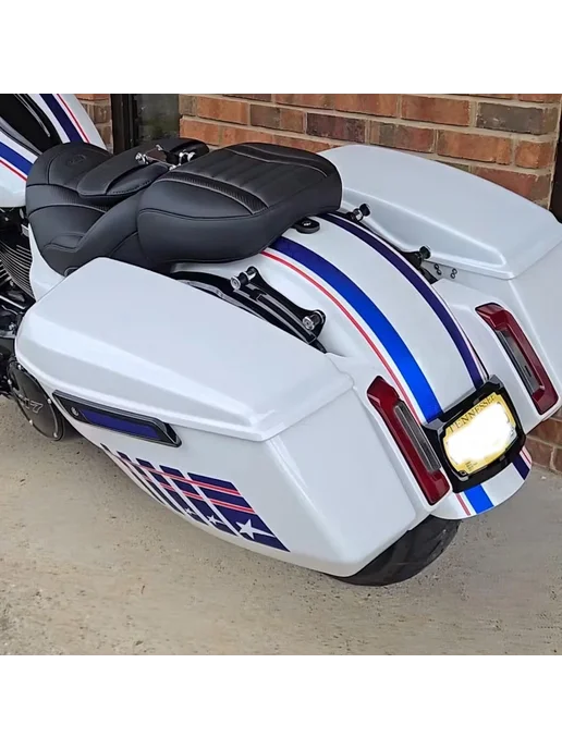 Для Harley Touring изогнутая рамка для переноса номерного з, вариант, фото 7