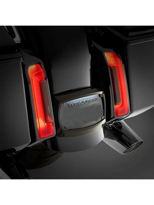 Для Harley Touring изогнутая рамка для переноса номерного з, серый, фото 4