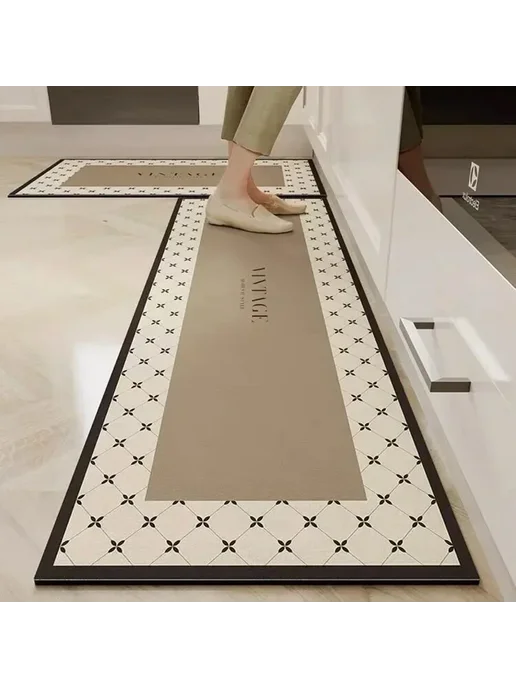facaishu Коврик для кухни GU2639-P, водонепроницаемый, вариант, фото 4