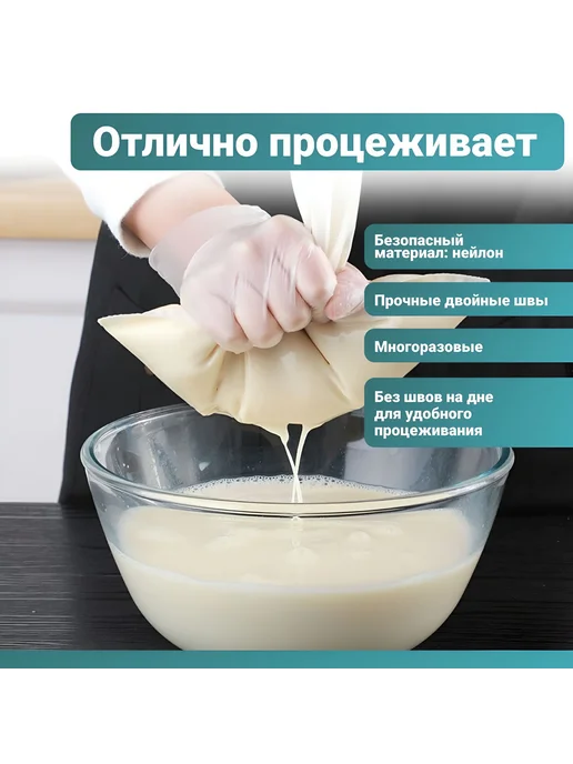 Фильтрационный мешок из лавсана, 3 шт, 3 шт, фото 2