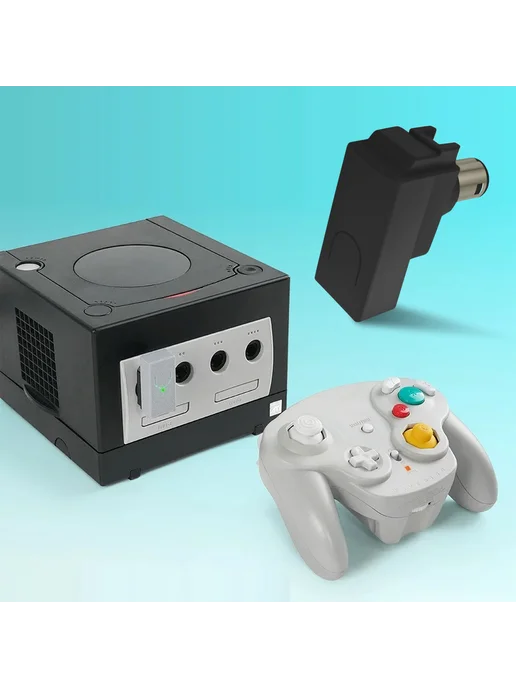Беспроводной приёмник WaveBird для GameCube, адаптер черный, черный, фото 5