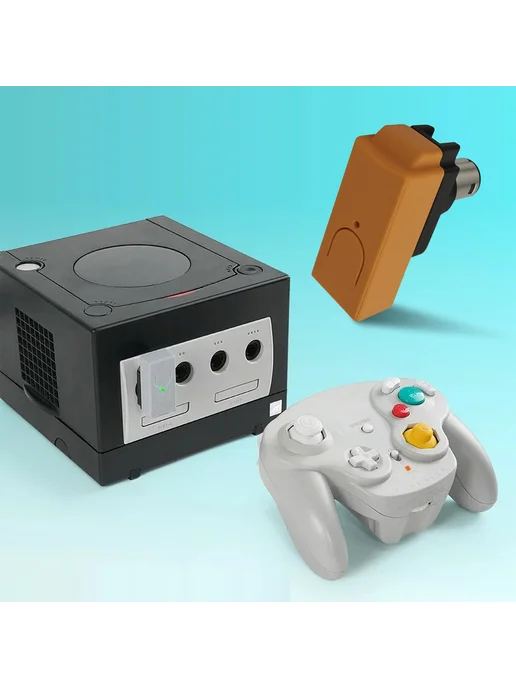 Беспроводной приёмник WaveBird для GameCube, адаптер черный, вариант, фото 5