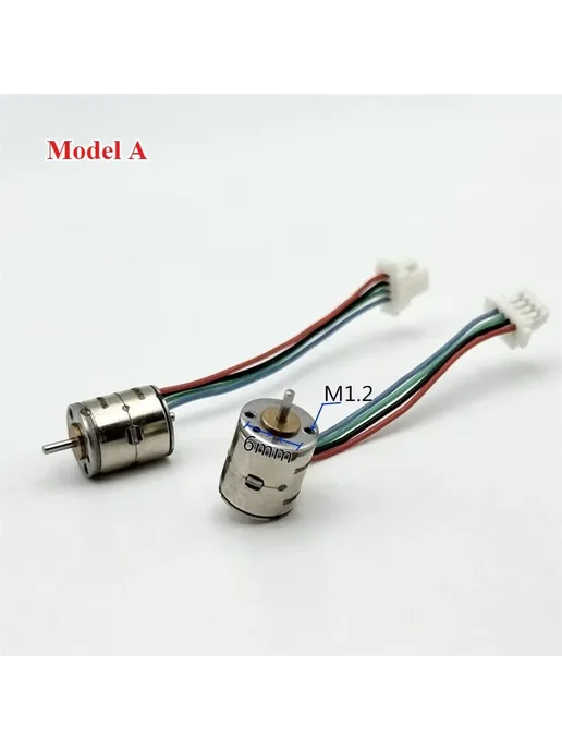 Нет бренда Шаговый двигатель 8мм 2 фазы 18° Model A, 18 A, фото 3