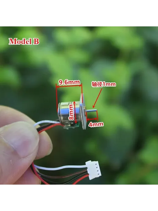 Нет бренда Шаговый двигатель 8мм 2 фазы 18° Model A, 18 A, фото 4