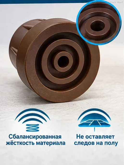 Наконечники для трости и костылей 19 мм, 2 шт, 2 шт, фото 6