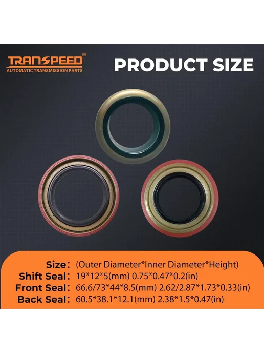 Transpeed 4L60E Комплект сальников коробки передач, 4L60 E У, вариант, фото 2