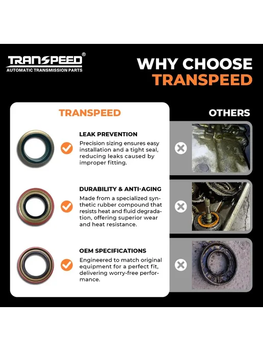 Transpeed 4L60E Комплект сальников коробки передач, 4L60 E У, вариант, фото 6