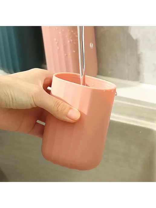 Нет бренда Контейнер для зубной щетки Pink Small Ling People, розовый, фото 6