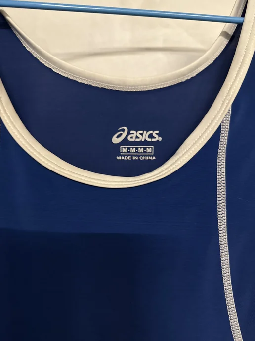 ASICS Борцовское трико ASICS Wrestling Singlet, синее, синий, фото 2