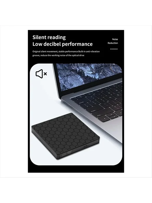 Нет бренда Внешний DVD RW привод USB 3.0 C, вариант