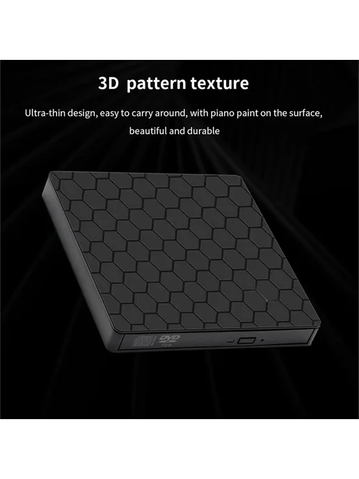 Нет бренда Внешний DVD RW привод USB 3.0 C, вариант, фото 5