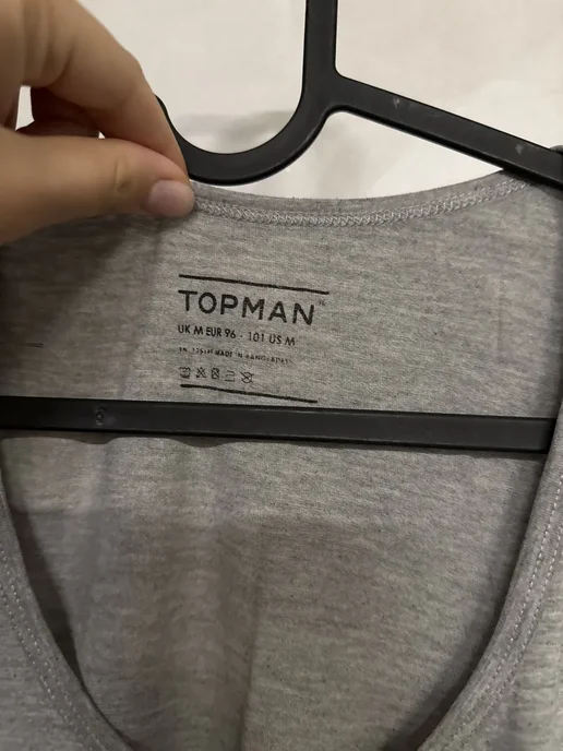 Майка Topman с принтом NYC, серый, фото 2