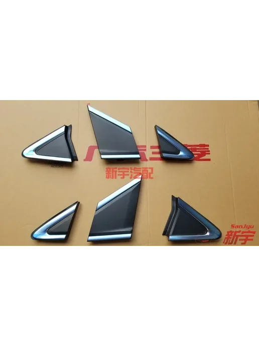 hkeiro Eclipse Cross GK0W, FR стойка двери, черный хром, 0 Вт, фото 2