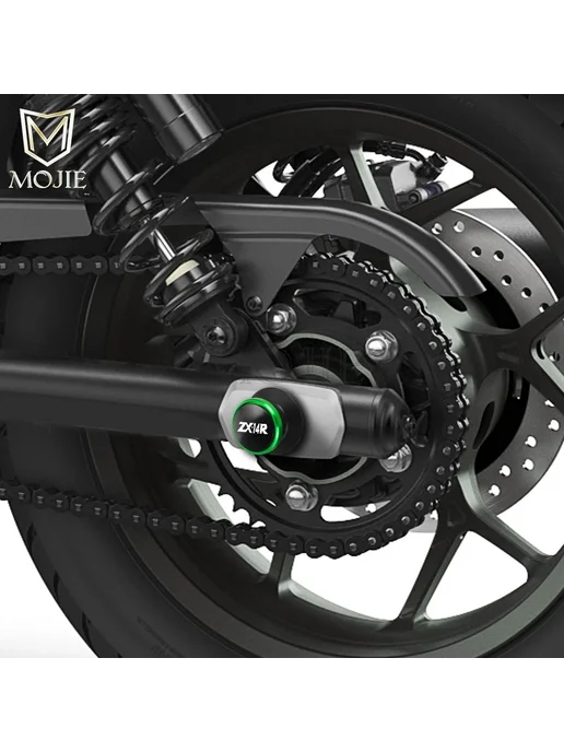 MOJIE Шпуля для заднего колеса мотоцикла, черная, M10, ZX-14R, черный, фото 7