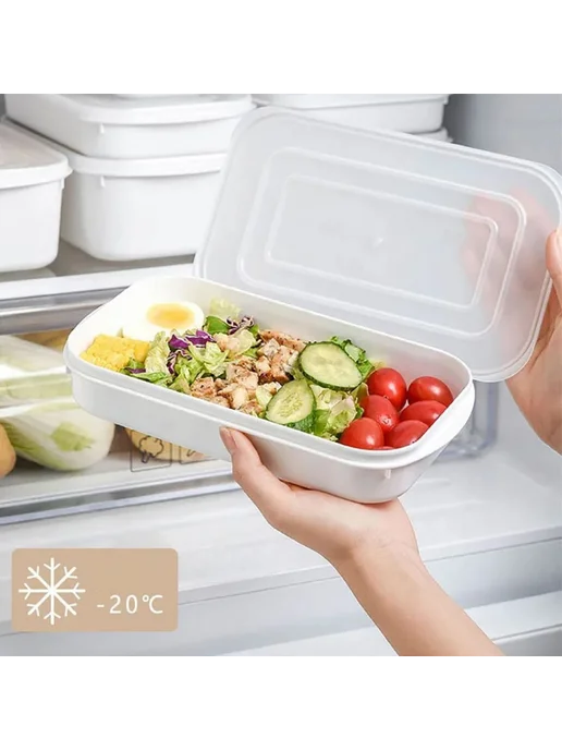 1 контейнер для хранения продуктов в холодильнике, разделени…, вариант, фото 6