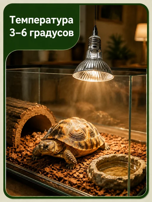 Ультрафиолетовая греющая лампа 2 в 1 для террариума, UVA+UVB, желтый, фото 2