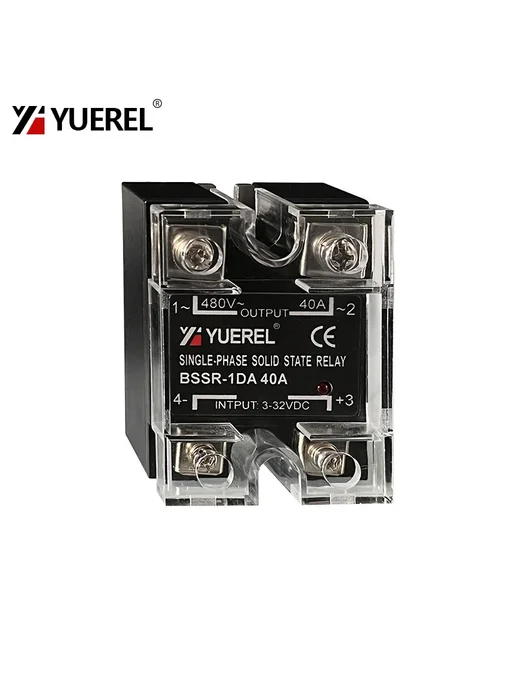 YUEREL Однофазное твердотельное реле 25A DC-AC, вариант, фото 5