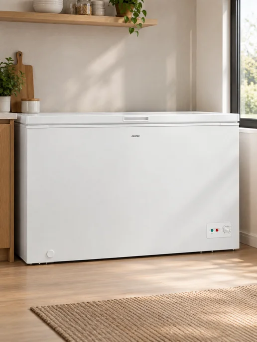 Морозильный ларь Centek 368л,4корз,А+,белый CT-1766, 368 л