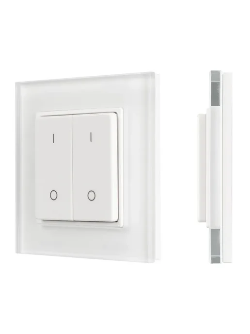 Arlight Панель SMART-P47-DIM-G-SUF (3V, 2 зоны, Knob, 2.4G), 2,4 г, фото 2