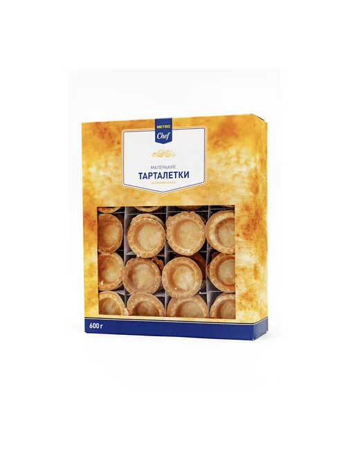 METRO Chef Тарталетки икорные маленькие песочные 80шт, 600г, 80 шт, 600 г, фото 2