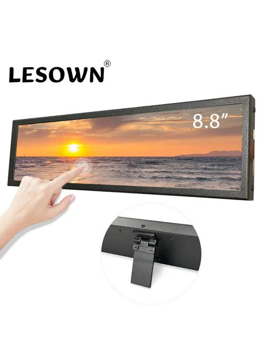 lesown ЖК-монитор 8,8 дюйма IPS HDMI USB-C Touch Monitor, вариант, фото 2