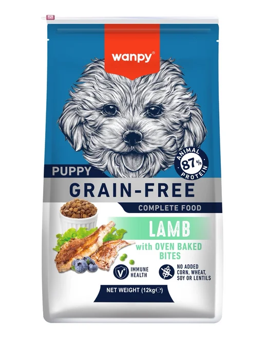 Сухой корм wanpy Dog для собак, беззерновой, щенки, ягненок, 12 кг, фото 7