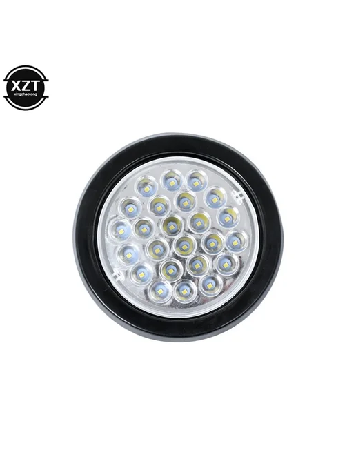 WYMECT 12-24В LED Круглый Фонарь Белый для Автоприцепа, белый
