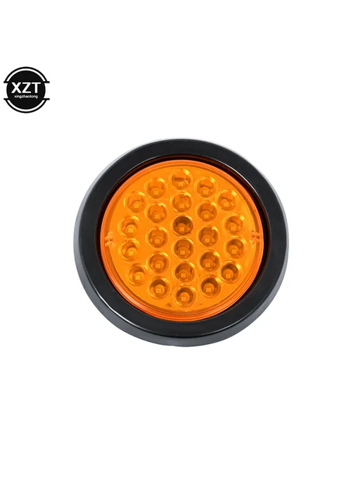 WYMECT 12-24В LED Круглый Фонарь Белый для Автоприцепа, белый, фото 7