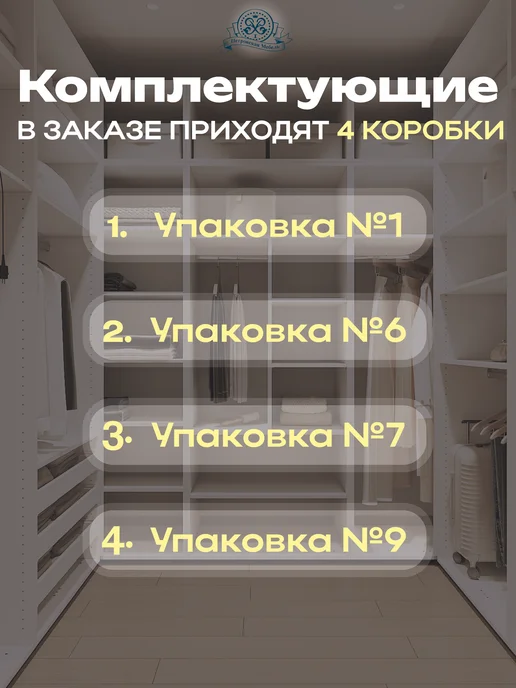 Петровская мебель Гардеробная система модульная шкаф открытый Яуза800 Модуль№4, белый, фото 4