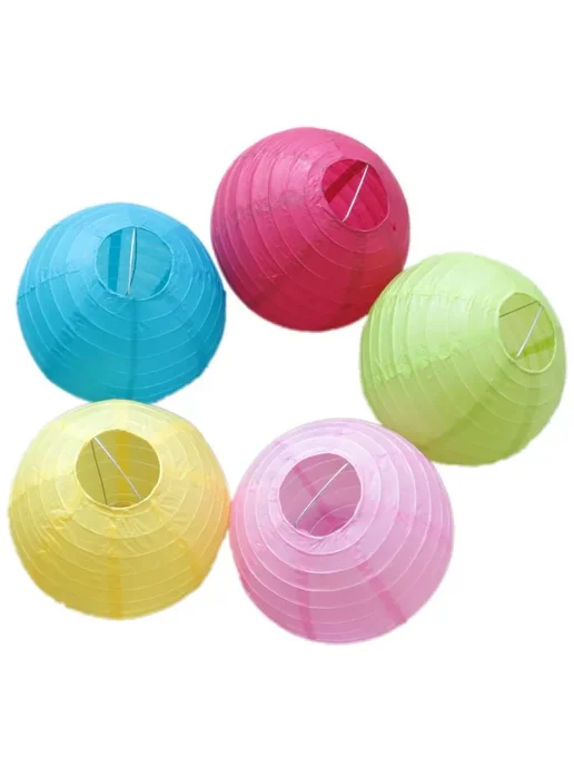 merylover Мерыловер Бумажные Фонарики Зеленый, Cyan, 35cm(14inch), зеленый, фото 3