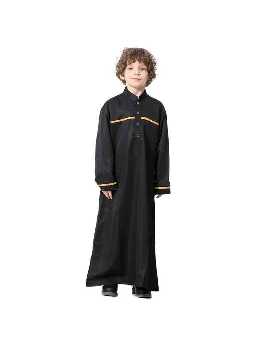 Мусульманское арабское платье Jubba для мальчиков, женская о, белый, фото 5