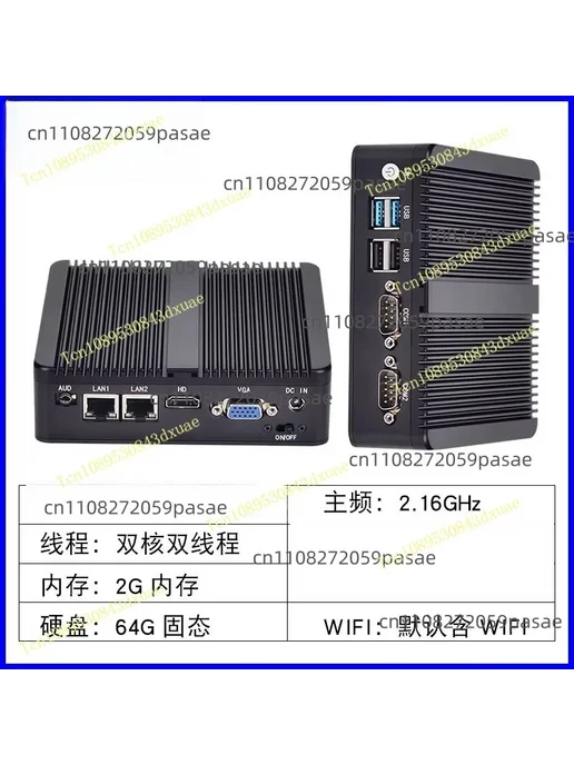 Нет бренда Мини-ПК Industrial PC Host Linux Fanless N2940 4G 64G WIFI, 4 г, 64 г, фото 2