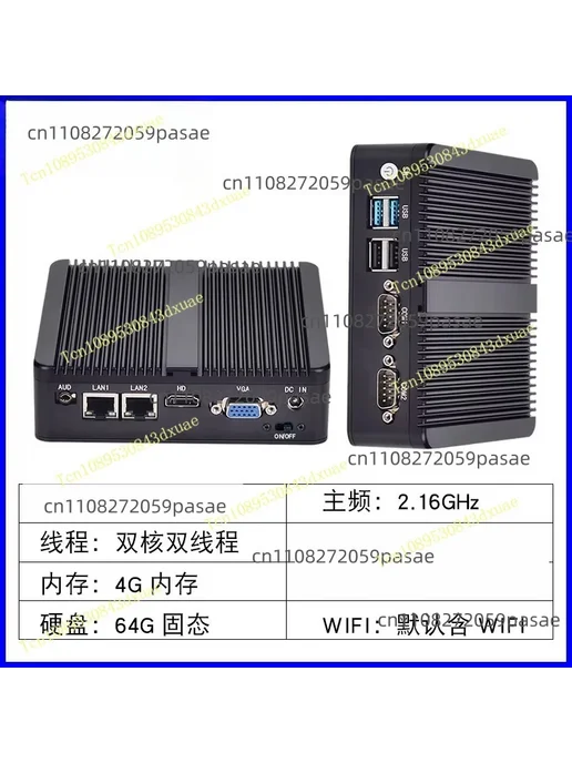Нет бренда Мини-ПК Industrial PC Host Linux Fanless N2940 4G 64G WIFI, 4 г, 64 г, фото 3