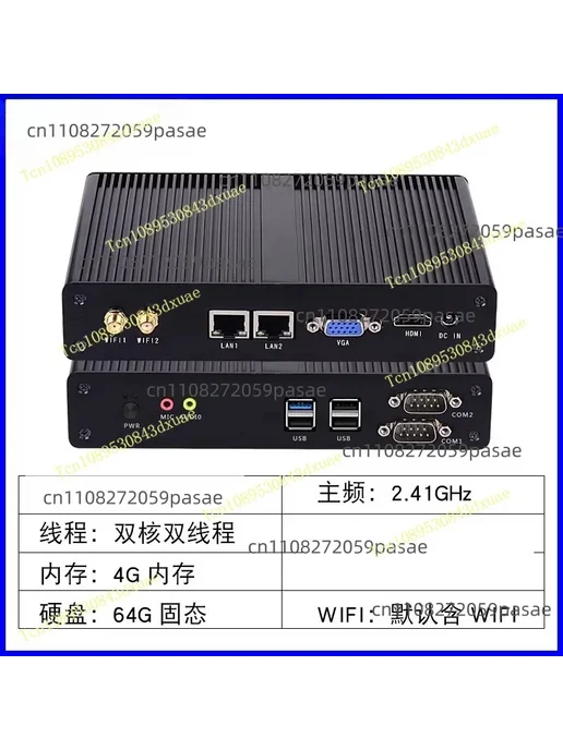 Нет бренда Мини-ПК Industrial PC Host Linux Fanless N2940 4G 64G WIFI, 4 г, 64 г, фото 4