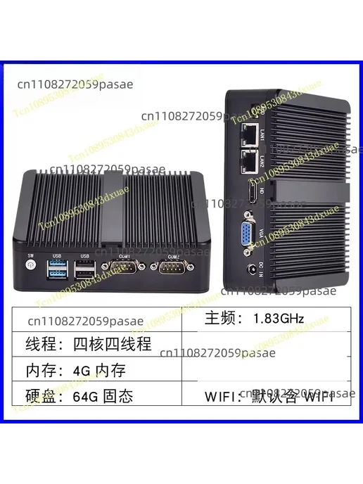 Нет бренда Мини-ПК Industrial PC Host Linux Fanless N2940 4G 64G WIFI, 4 г, 64 г, фото 6
