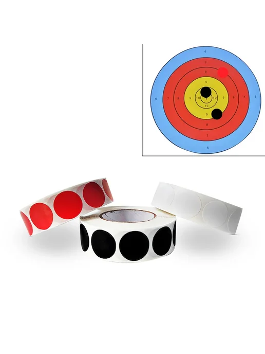 Нет бренда Пластыри для мишеней Bullseye 19 мм 1000 шт, 1000 шт, фото 2