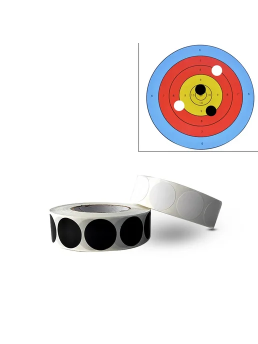 Нет бренда Пластыри для мишеней Bullseye 19 мм 1000 шт, 1000 шт, фото 3