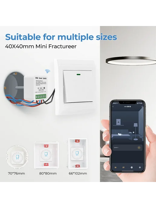 SZKOSTON Модуль умного переключателя Tuya ZigBee Wi-Fi 16А W, вариант, фото 3