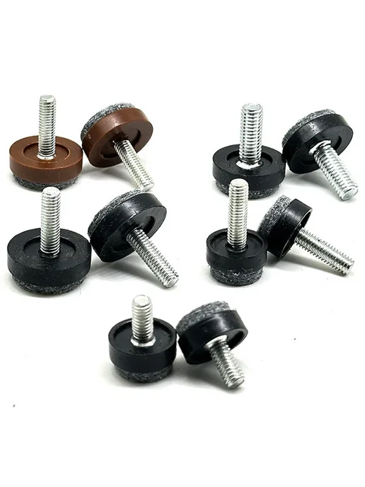 XMSJ Регулируемые фетровые подушечки для ног M6 M8 4pcs, Се, 4 шт, фото 2