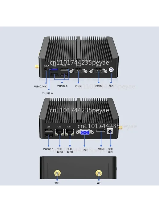 Нет бренда Мини-ПК NUC N2840 4 64 ГБ Option 2, 64 ГБ, фото 3