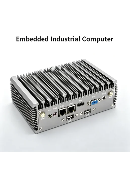 Нет бренда Мини-ПК i5-10210U i7-10510U, безвентиляторный A, черный, фото 7