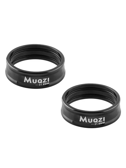 MUQZI Фиксирующее кольцо для руля 25.4 31.8 мм чёрное Черный, черный