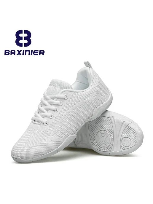BAXINIER Кроссовки для девочек, белые, дышащие, для трениров, белый, фото 2