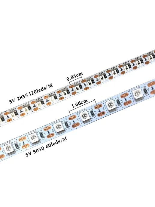 taslauk Светодиодная лента ультрафиолетовая 120 LED 5В 12В 2, вариант, фото 2